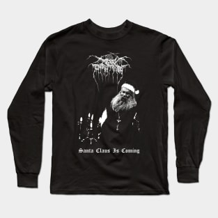 Black Metal Christmas Long Sleeve T-Shirt